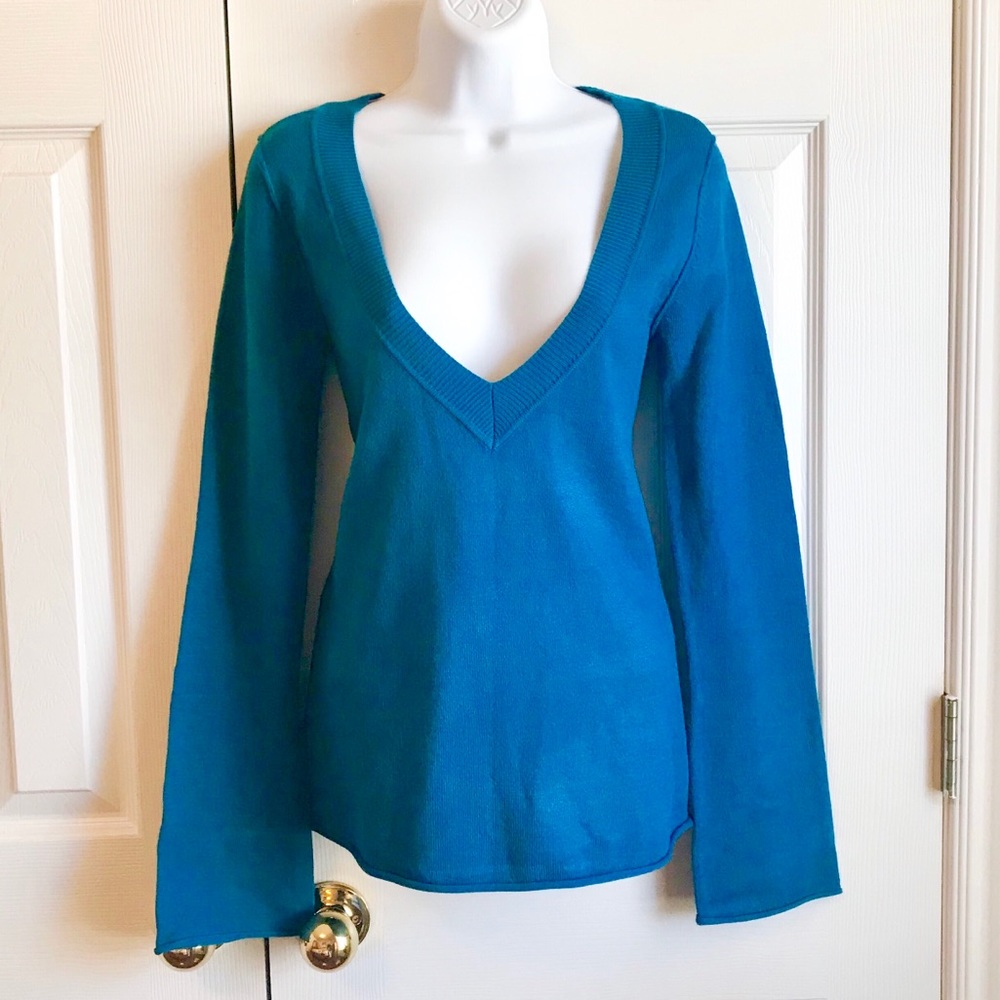 Deep V-Neck Sweater